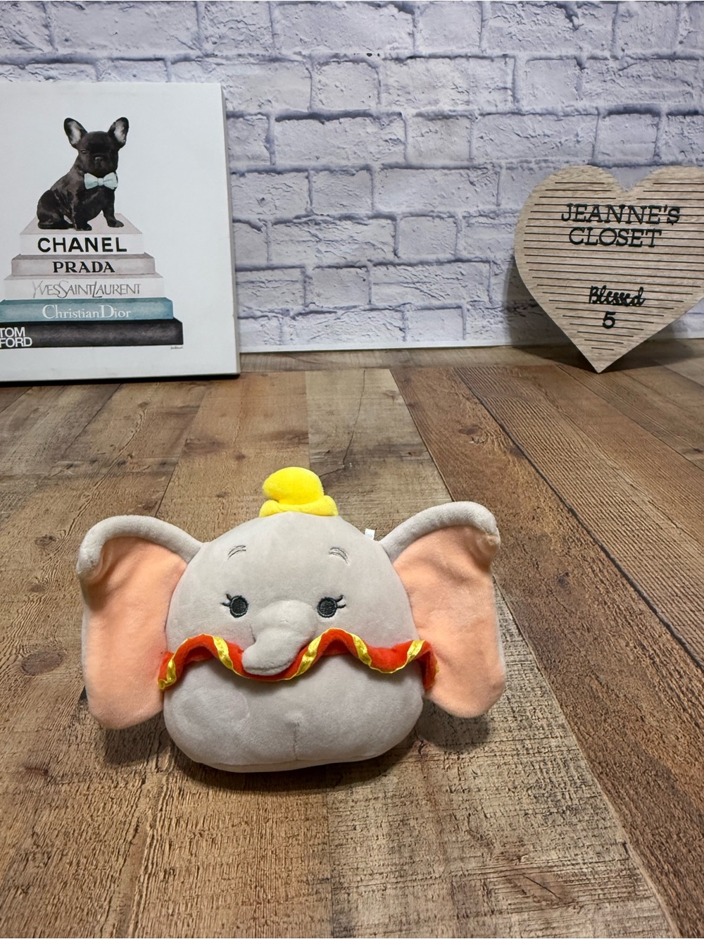 Disney Squishmallow 5" Dumbo the Elephant Plush!